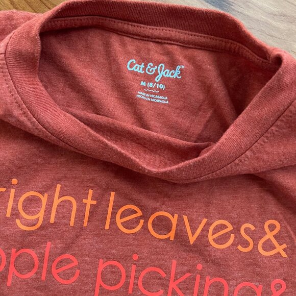 Kids fall themed long sleeve shirt - Picture 2 of 2